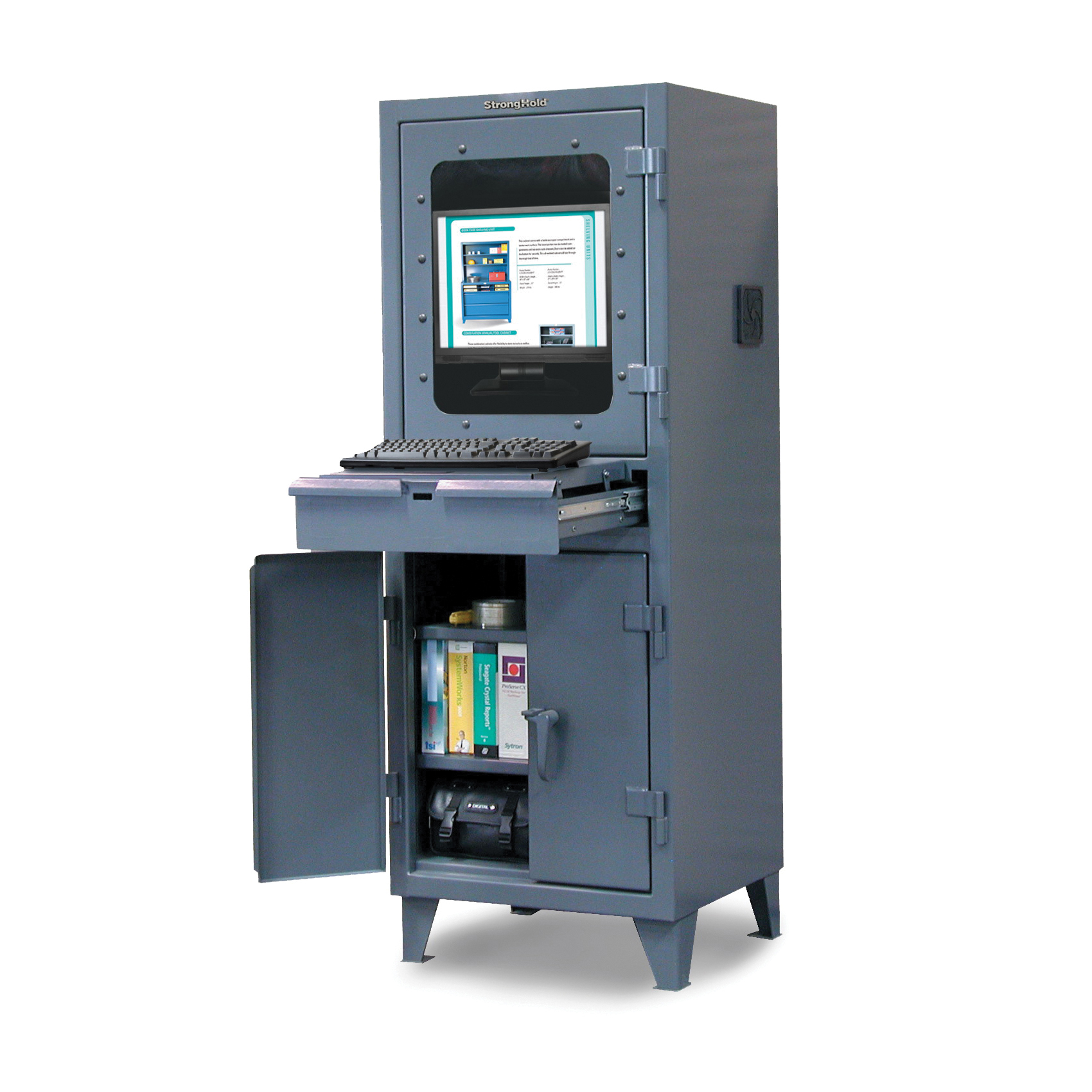 Strong Hold&reg; 46-244 Storage Cabinet, 1900 lb, 78 in H x 48 in W