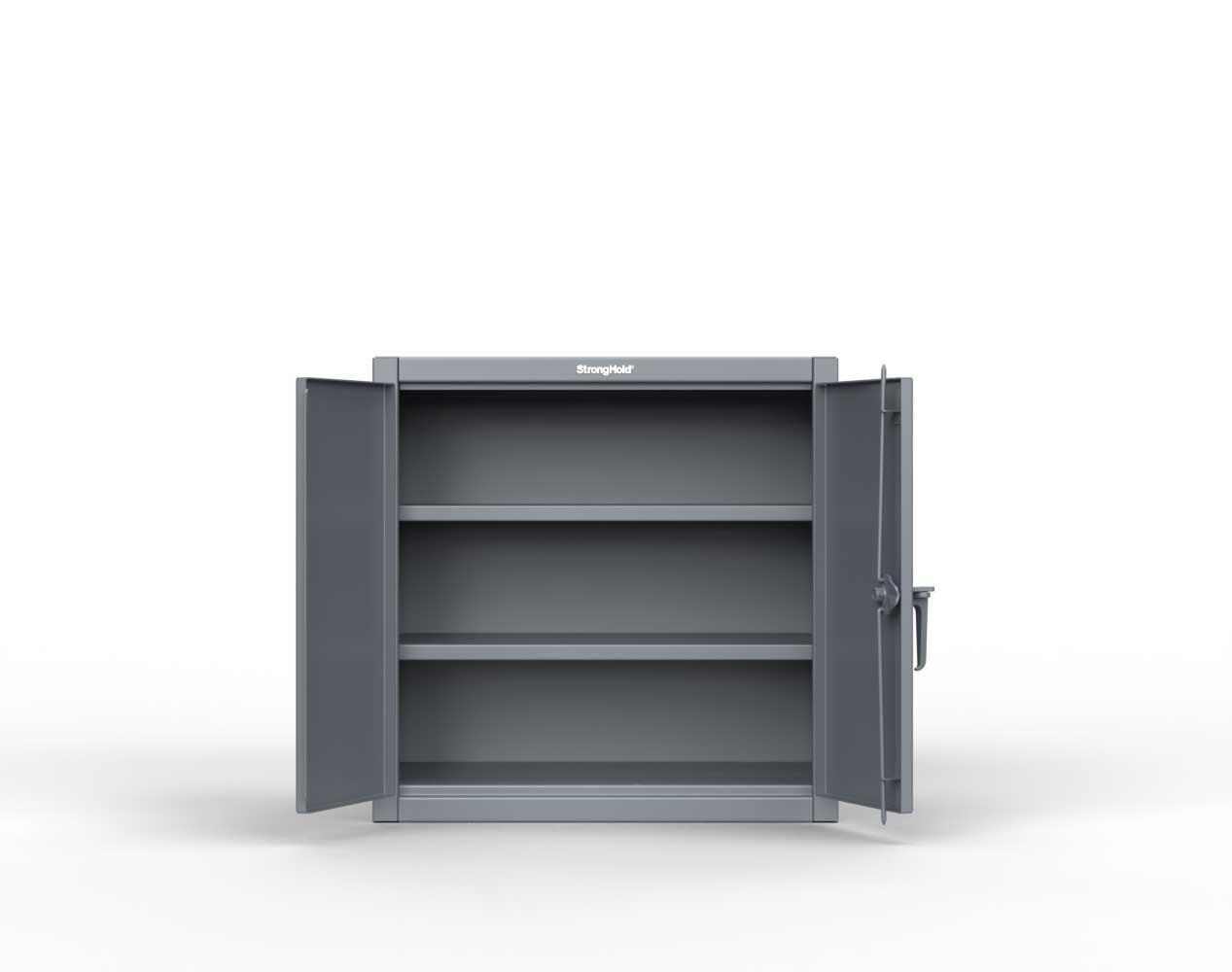 Strong Hold&reg; 65-243SS Heavy Duty Industrial Cabinet, 72 in W x 66 in H, Stainless Steel, Gray