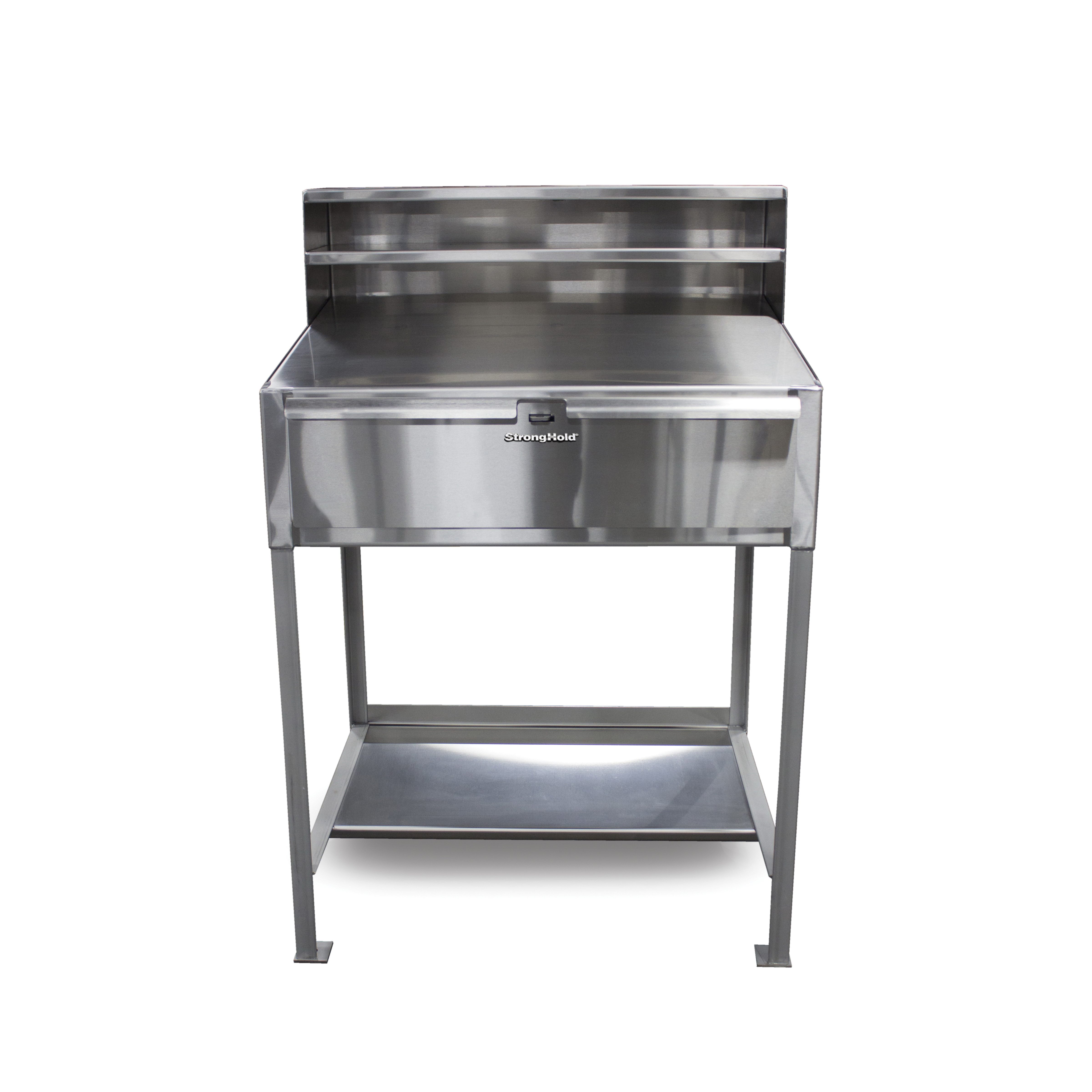 Strong Hold&reg; 46-BB-240 Bin Cabinet, 48 in W x 78 in H, 184 Bins, Gray