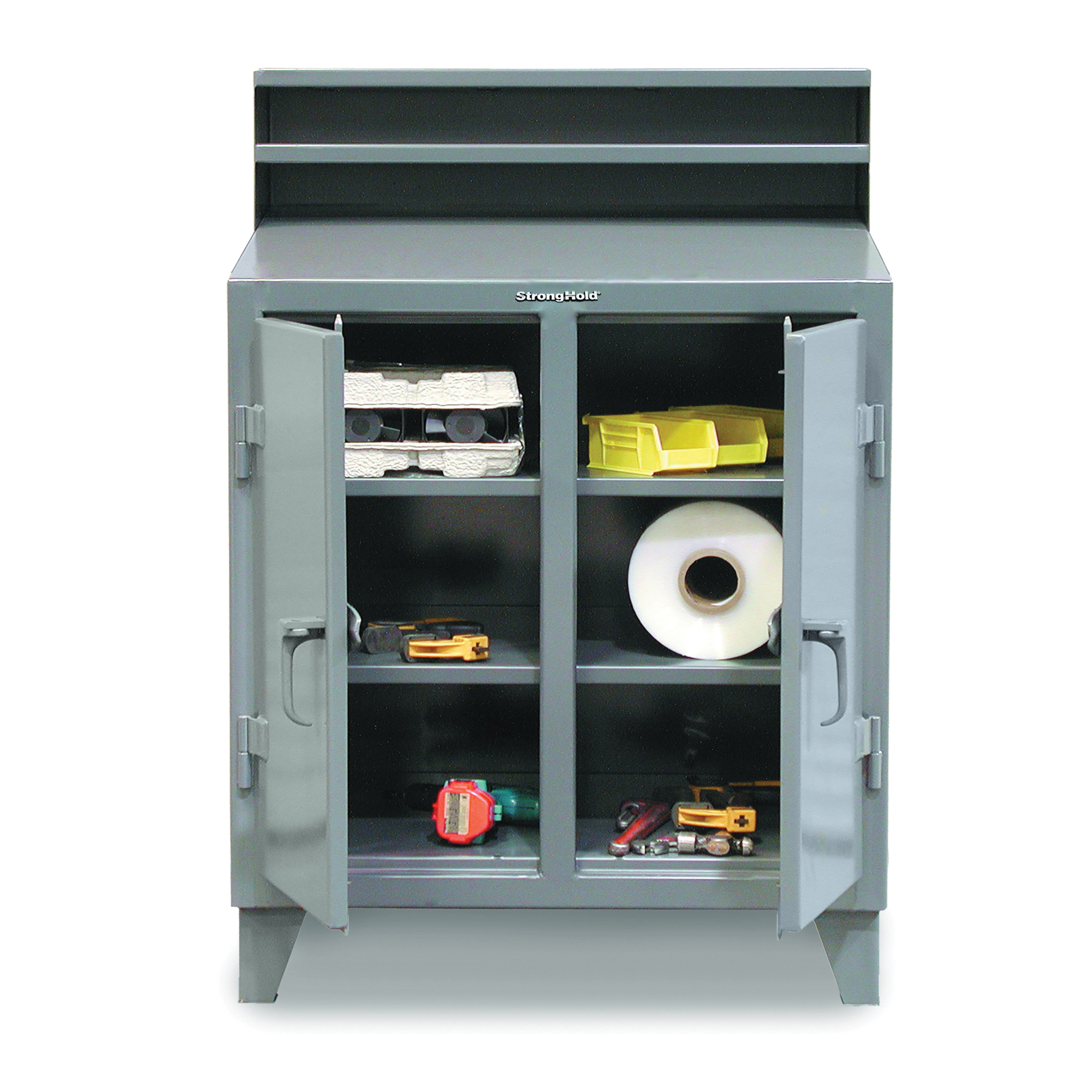 Strong Hold&reg; 34-SD-TD-281 Shop Desk, 54 in H x 36 in W x 28 in D, 1 Drawers