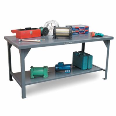 Strong Hold&reg; T6036-3DB Shop Table, 34 in H x 60 in W x 36 in D, 8250 lb Load, Dark Gray
