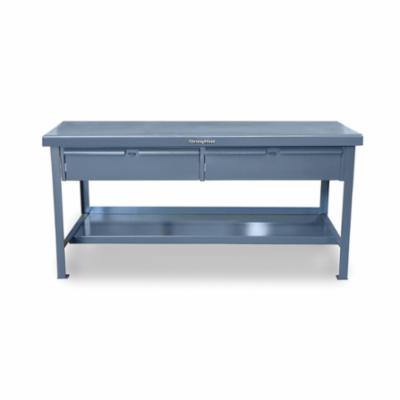 Strong Hold&reg; T7236-RS-6DB Shop Table, 34 in H x 72 in W x 36 in D, 10000 lb Load, Dark Gray