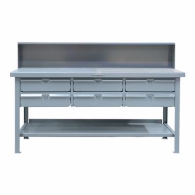 Strong Hold&reg; T7236 Shop Table, 34 in H x 72 in W x 36 in D, 10000 lb Load, Dark Gray