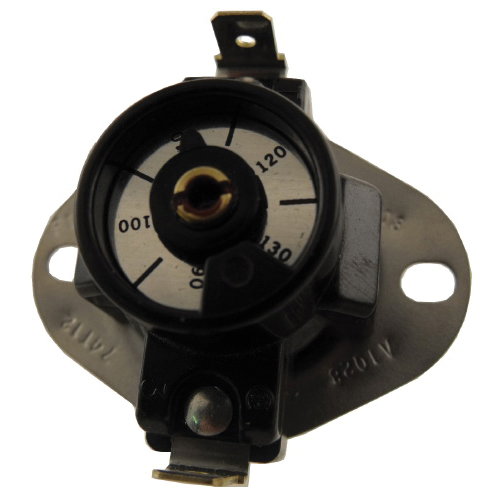 Supco® AT021 Adjustable Limit Thermostat, Close On Rise Action, 125 VA Pilot Duty, 40 deg F Differential, 90 to 130 deg F