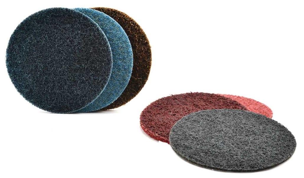 Superior Abrasives 10584B Hook & Loop Disc, 5 in Dia Disc, MED Grade, Aluminum Oxide Abrasive
