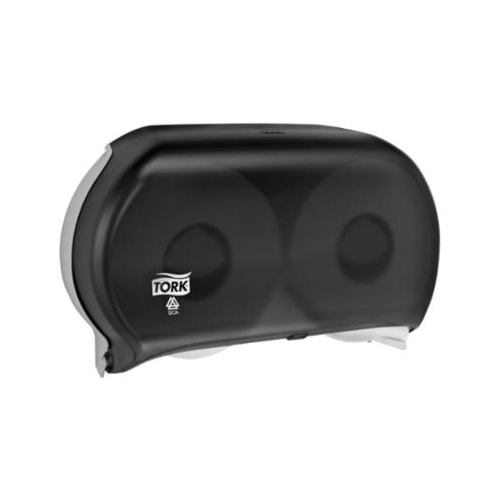 San Jamar® R260XC Locking Toilet Tissue Dispenser, (2) Standard Rolls Capacity, Steel