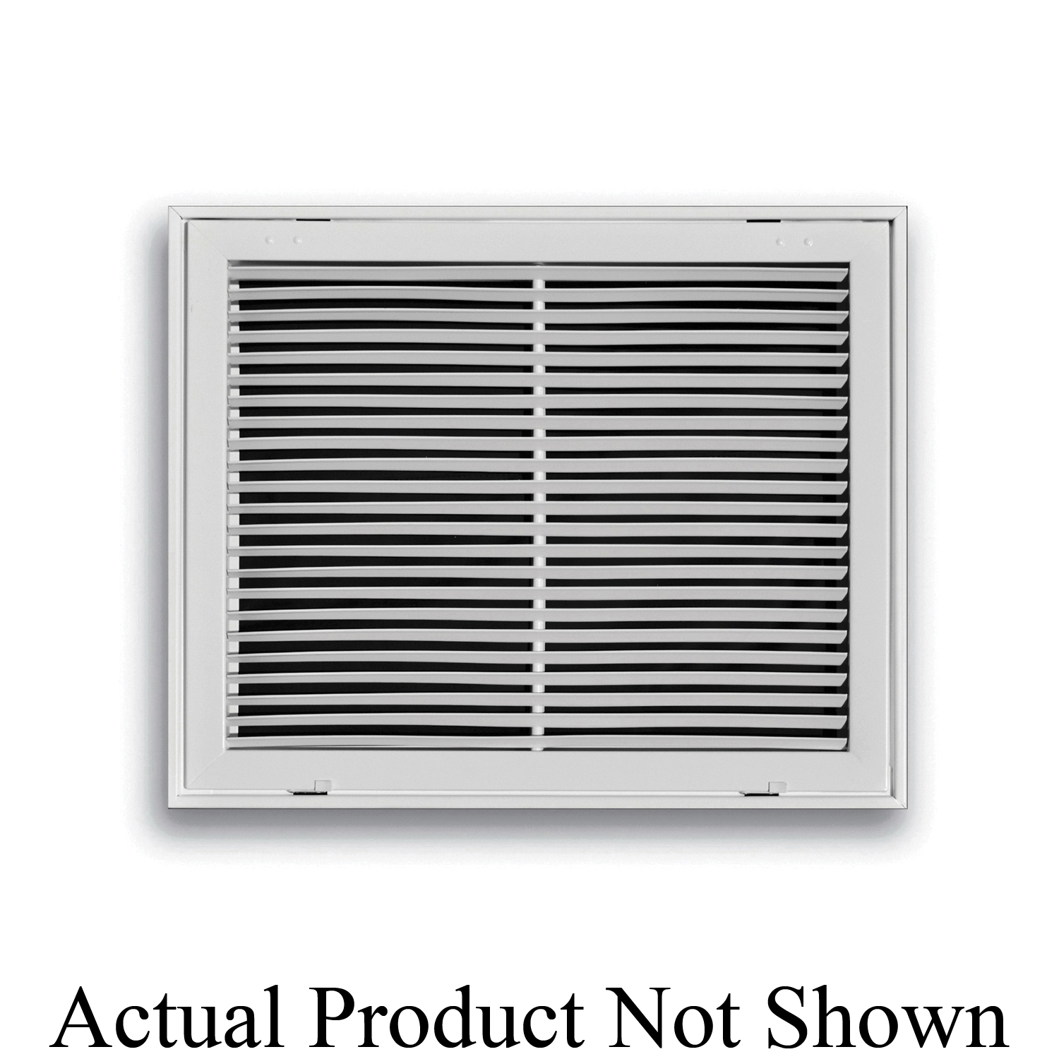 TRUaire™ 290 30X12 1-Way Return Air Filter Grille, 30 x 12 in, 2041 cfm, Steel, Pristine White Powder Coated, Import