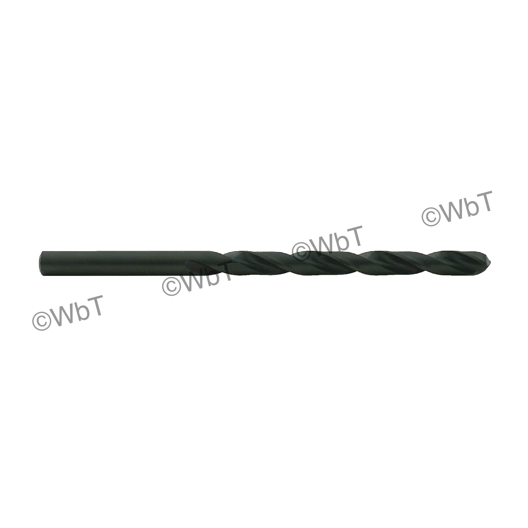 TTC 01-002-024 A2 Series General Purpose Heavy Duty Surface Treated Jobber Length Drill Bit, #24 Drill - Wire, 0.152 in Drill - Decimal Inch, 118 deg Point, HSS, Black Oxide