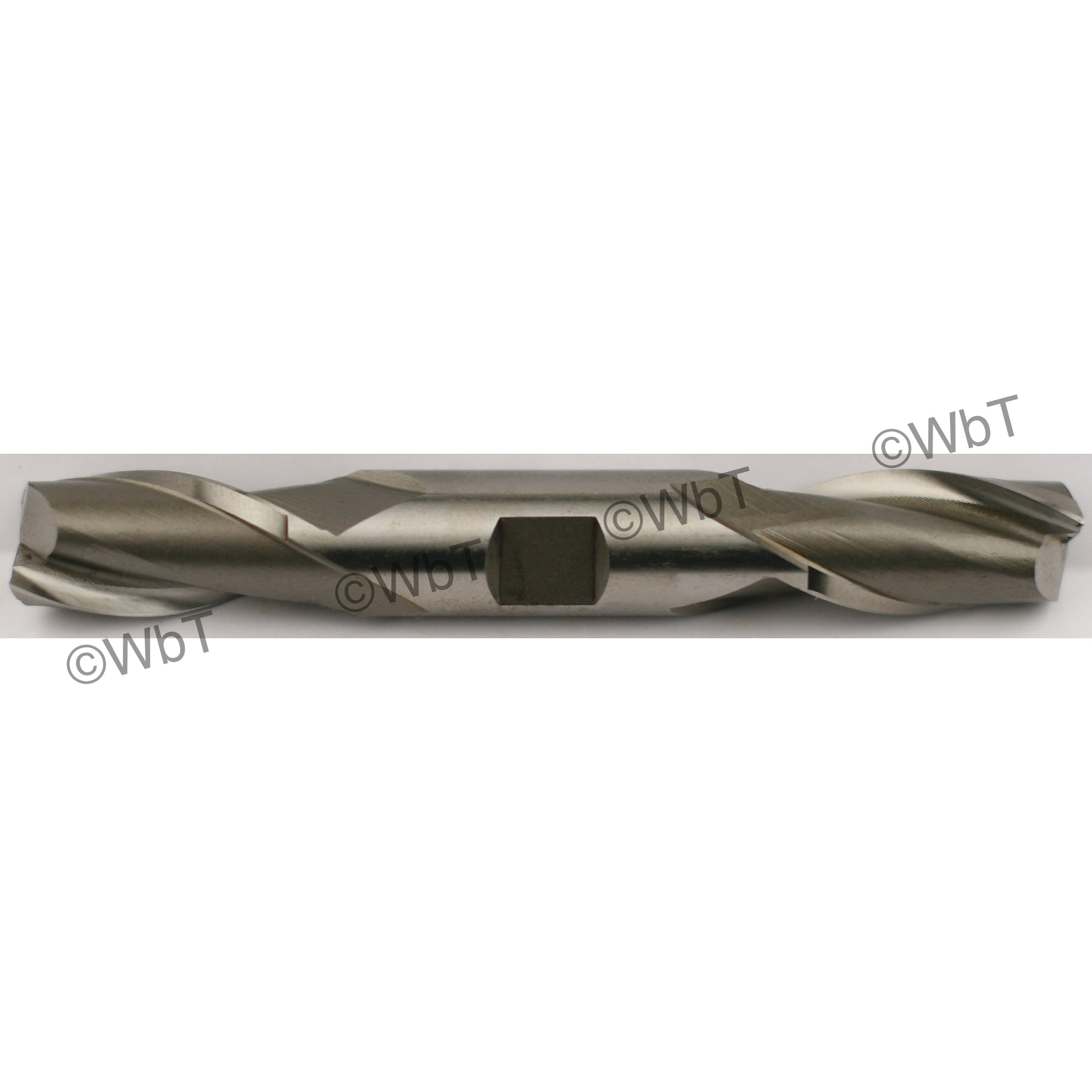 TTC 08-016-080 D6 Center Cutting Long Length Single End Mill, 1/2 in Dia Cutter, 2 in Length of Cut, 4 Flutes, 1/2 in Dia Shank, 4 in OAL, Bright