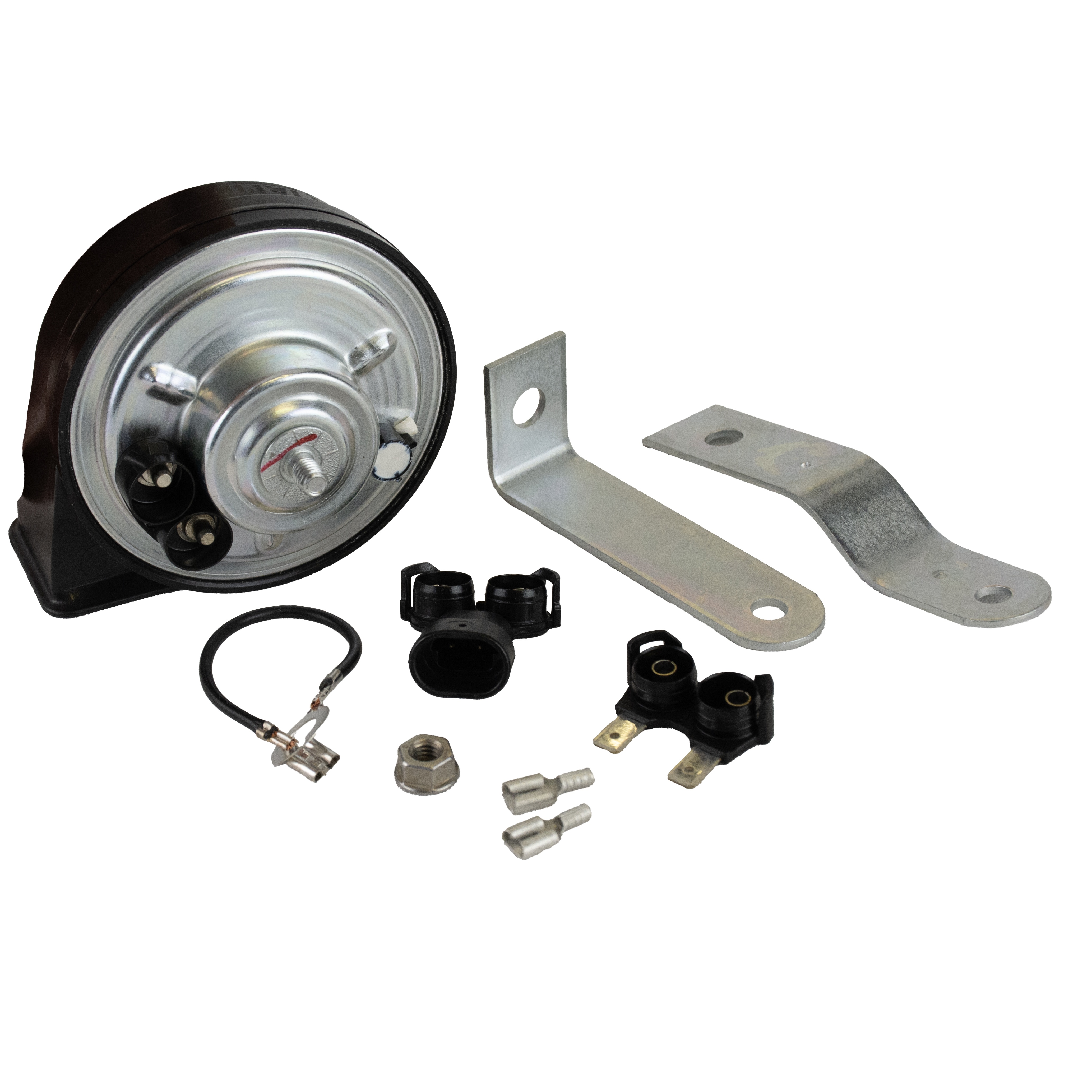 Techspan Automotive 777035 Low Pitch Horns, 12 V DC, 6 A, 130 dB Sound, 4-1/2 in L