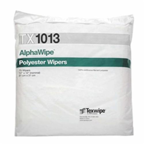 product Texwipe&reg; TX1010 Vectra® Alpha® 10 Cleanroom Wipe, Dry, 9 X 9 in, Polyester