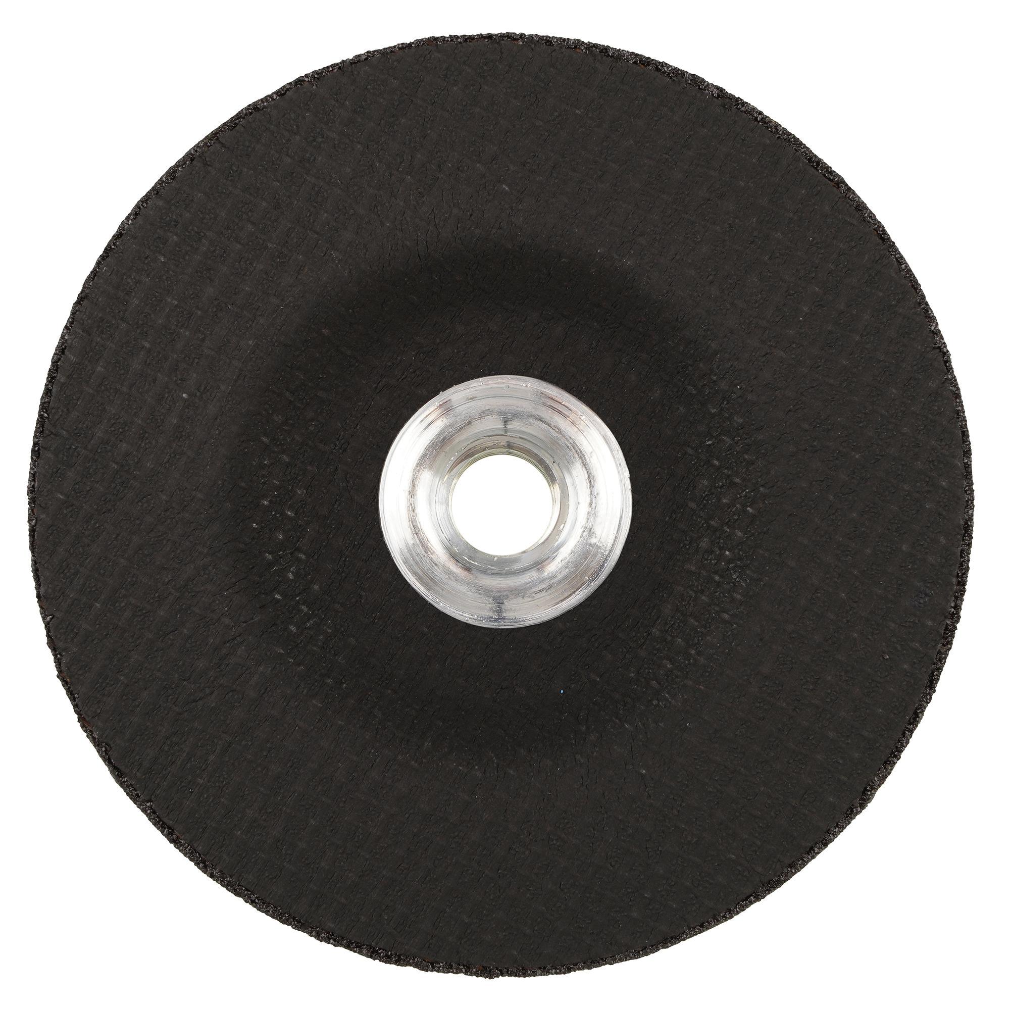 Norton&reg; BlueFire&reg; 66252843213 Depressed Center Wheel, 4-1/2 in Dia x 1/4 in THK, 24 Grit, Zirconia Alumina Abrasive