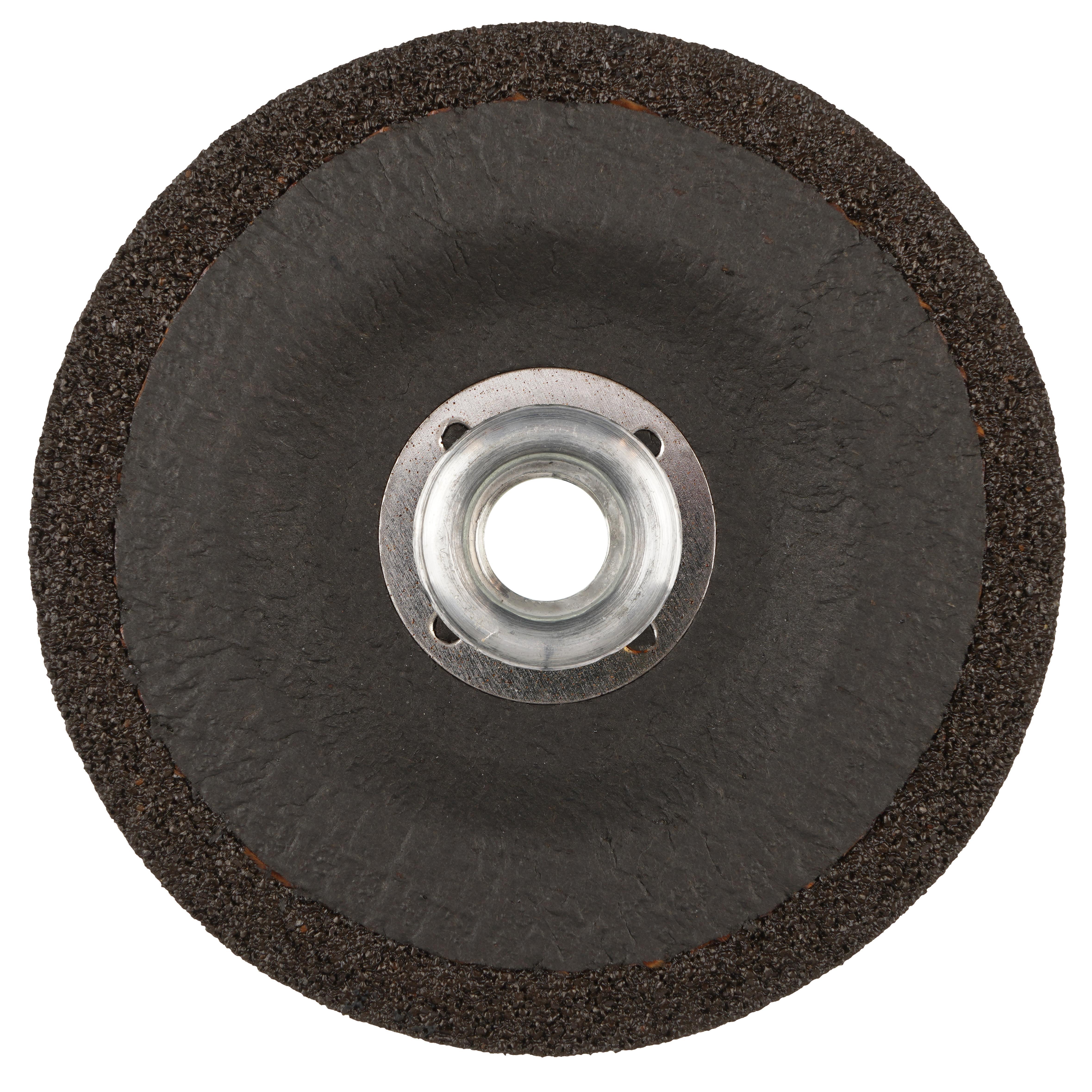 Tiger® 50649 Premium Coated Abrasive Flap Disc, 6 in Dia Disc, 7/8 in Center Hole, 40 Grit, Coarse Grade, Zirconia Alumina Abrasive, Type 29/Angled Disc