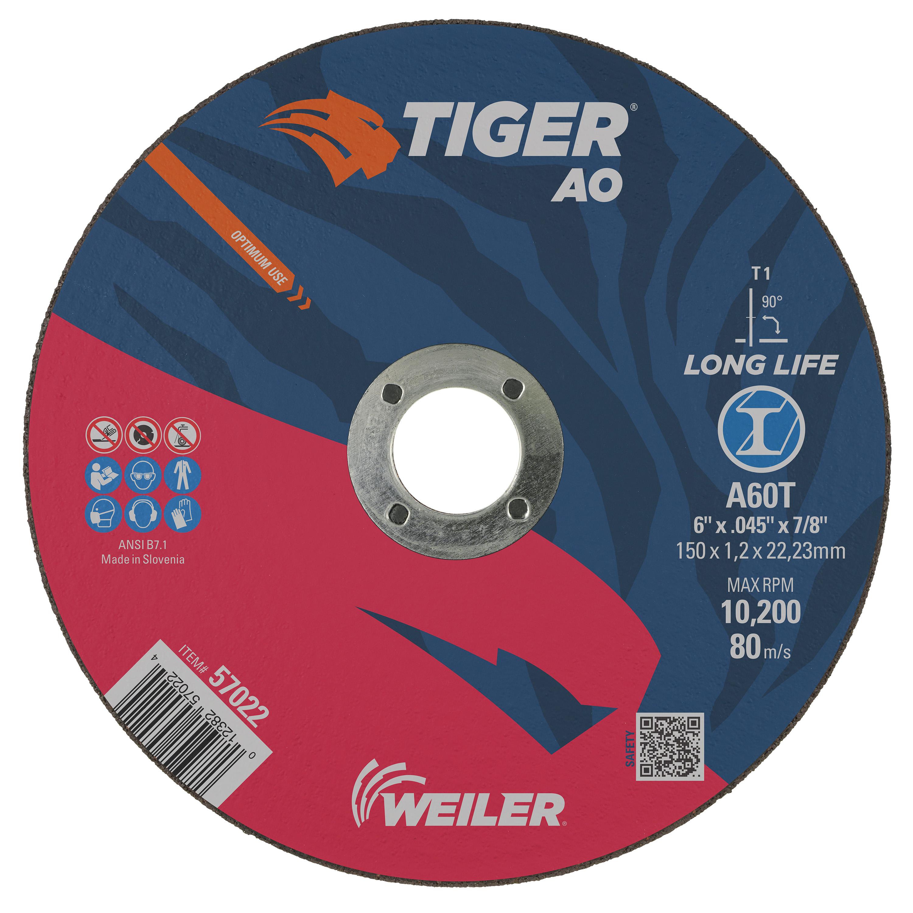 Norton&reg; Gemini&reg; RightCut&trade; 66252823599 RightCut&trade; All Purpose Cut-Off Wheel, 4-1/2 in Dia x 3/32 in THK, 7/8 in Center Hole, 46 Grit, Aluminum Oxide Abrasive