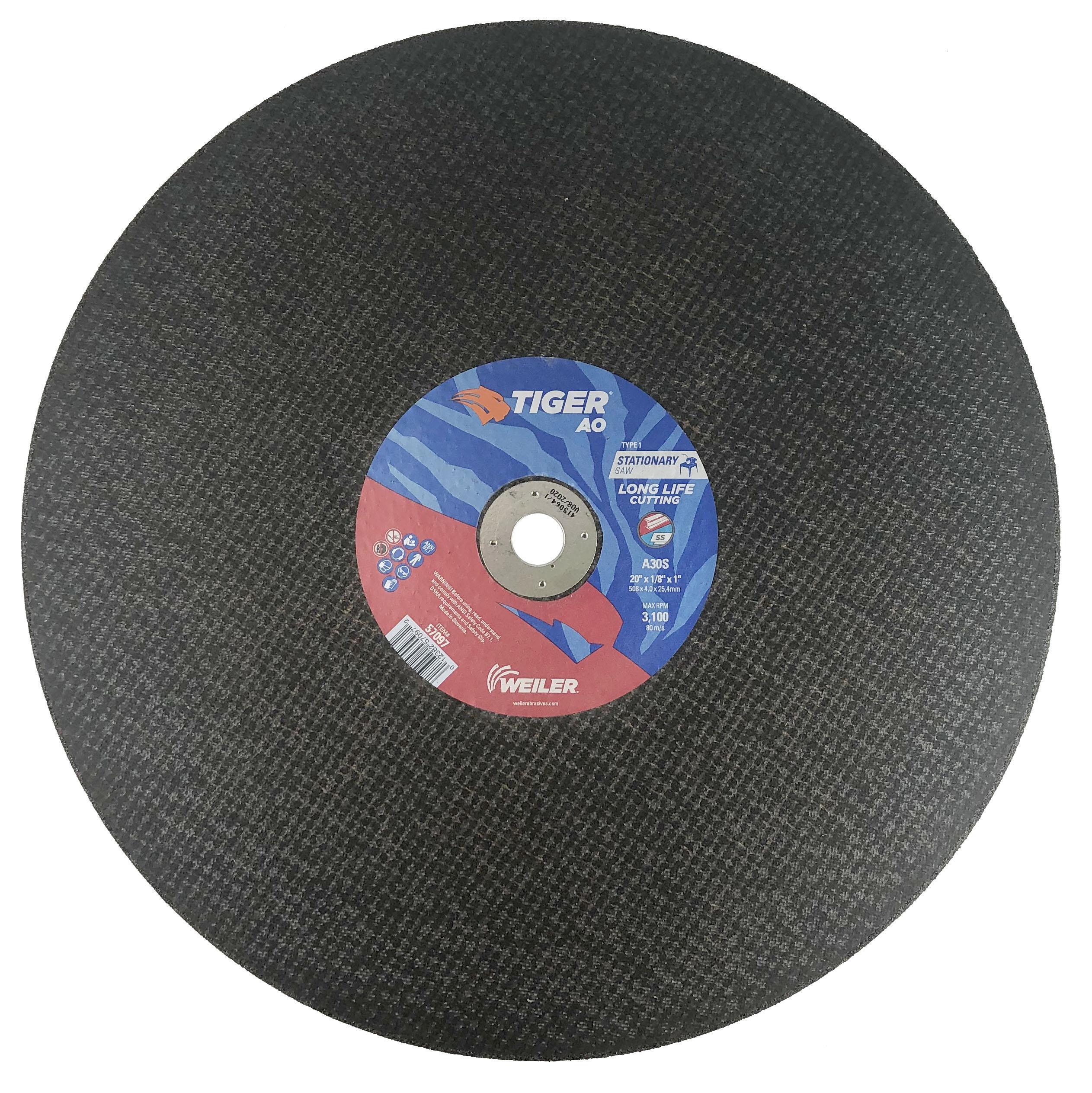 Tiger&reg; AO 68315 Long Life Portable Grinding Cone, 1-1/2 in Dia Max, 3 in THK Head, 24 Grit, R Grade, Aluminum Oxide Abrasive