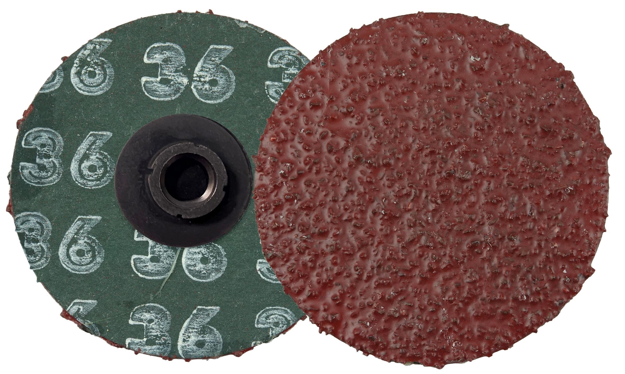 Tiger&reg; Aluminum 59865 Coated Abrasive Disc, 7 in Dia Disc, 7/8 in Center Hole, 80 Grit, Medium Grade, Aluminum Oxide Abrasive, Arbor Attachment