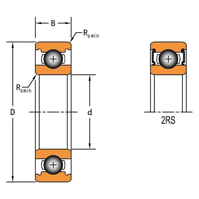 Timken® 6305-2RS-C3 TIM6305-2RS-C3