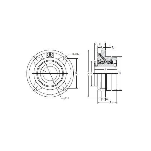 Timken&reg; E-PF-TRB-1 7/8