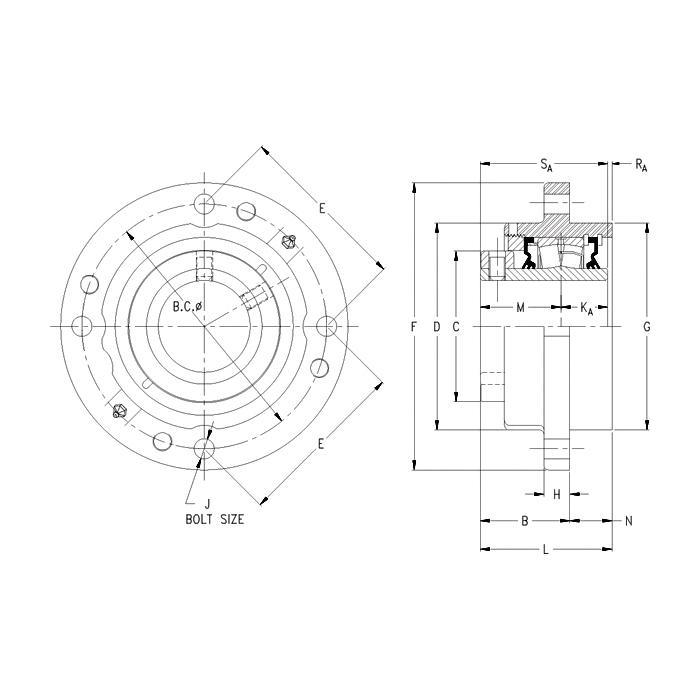 Timken&reg; QAC20A315SM TIMQAC20A315SM