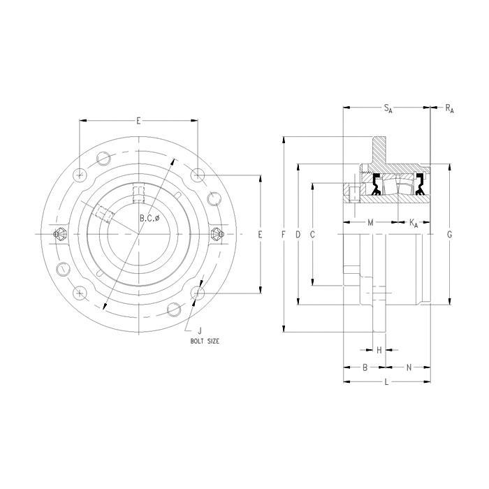 Timken&reg; QACW18A308ST