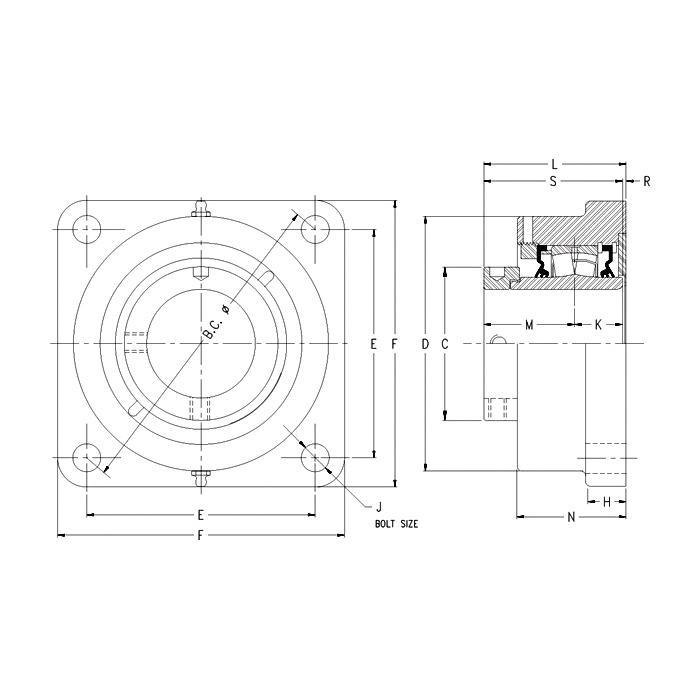Timken&reg; QMFL09J111SM QMBQMFL09J111SM