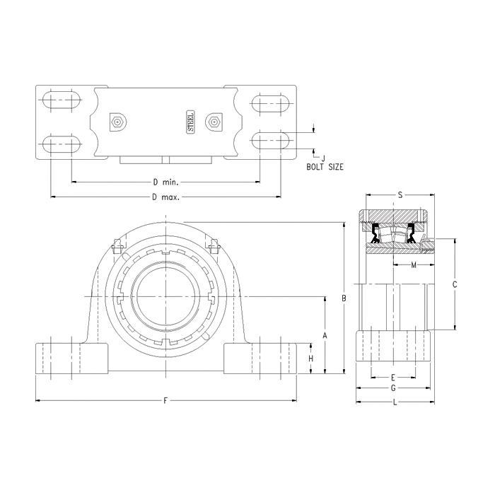 Timken&reg; TAPG22K315SM QMBTAPG22K315SM