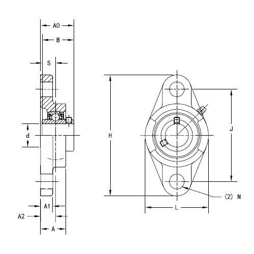 Timken® UCFL206-20 TIMUCFL206-20