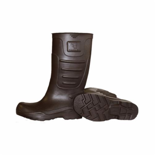 Tingley 1400.XL Waterproof Work Overshoes, Unisex, SZ 11 to 12.5 Men's Fits Shoe, Soft Toe, Black, Cleated Sole, Button Tab Closure, Natural Rubber Upper & Midsole, Natural Rubber Outsole, Resists: Acid, Alcohol, Base and Diluted Water