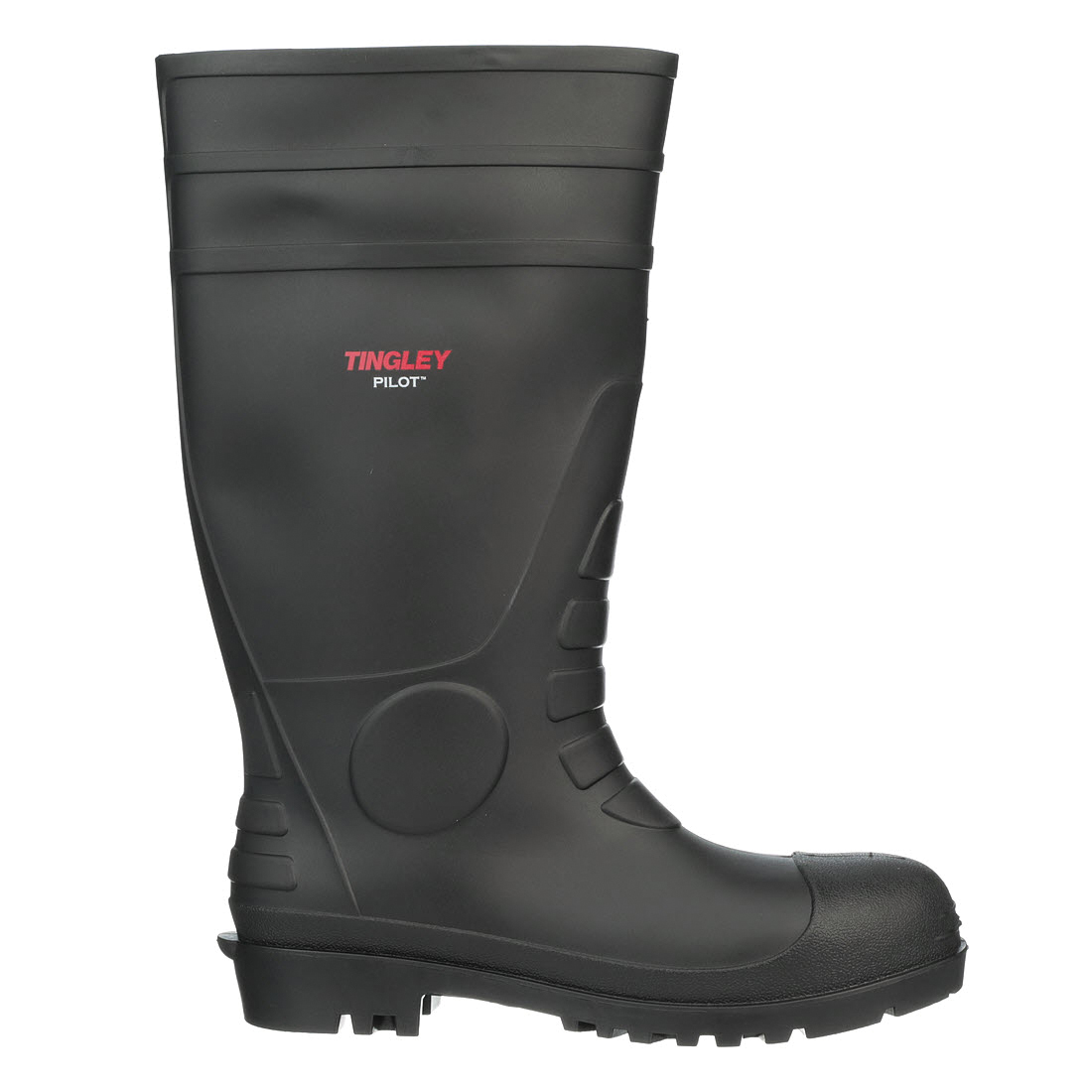 Tingley 31144-06 Economy Grade General Purpose Knee Boots, Men's, SZ 6, 15 in H, Plain Toe, PVC Upper, PVC Outsole, Resists: Abrasion, Acid, Alkalis, Caustics, Chemicals, Hydrocarbon, Salts and Water, ASTM F2413 M I/75/C/75