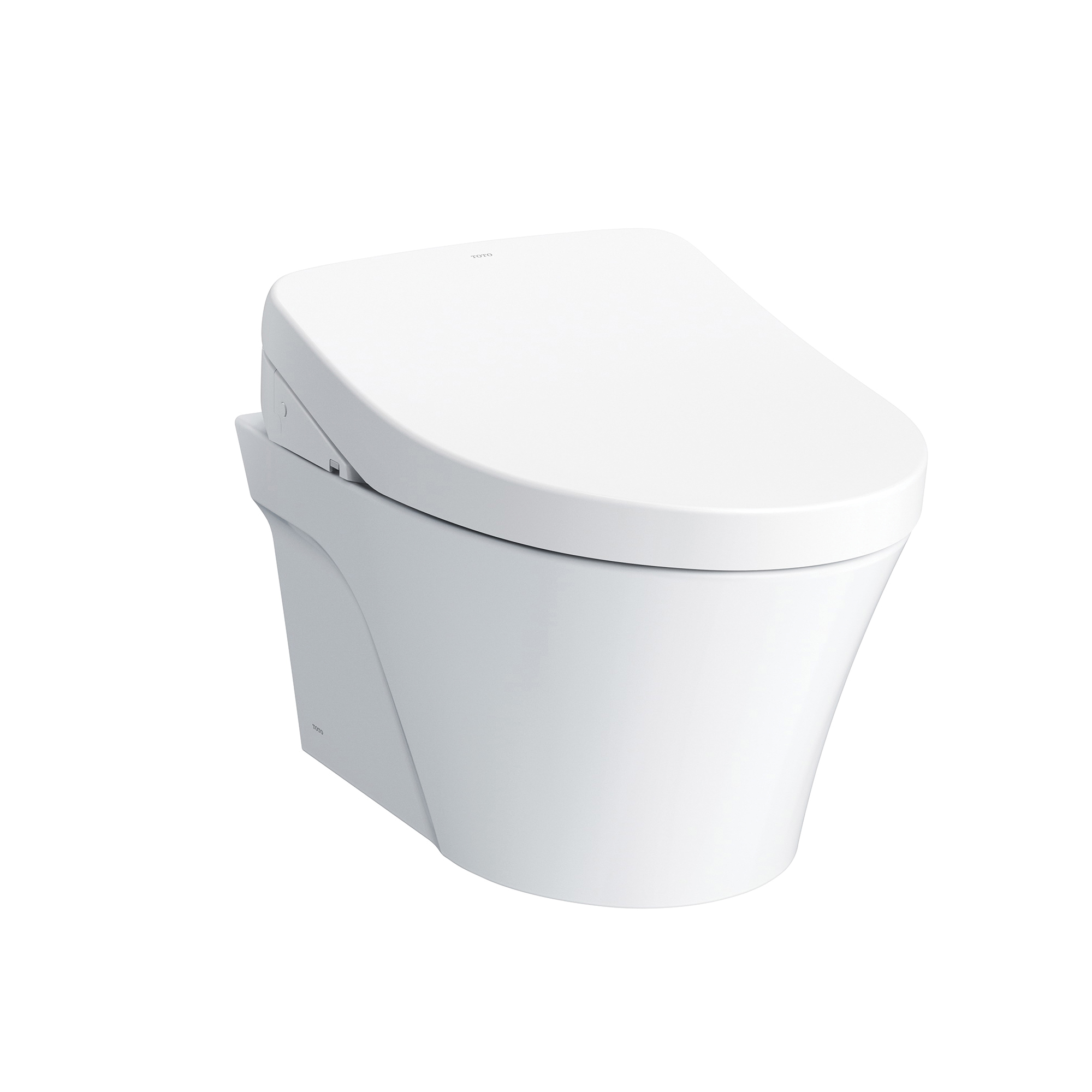 Toto® CWT4263056CMFGA#MS Skirted Design Toilet With CEFIONTECT® Ceramic Glaze, Elongated Bowl, 16-1/8 in H Rim, 0.9/1.28 gpf, Matte Silver, Import