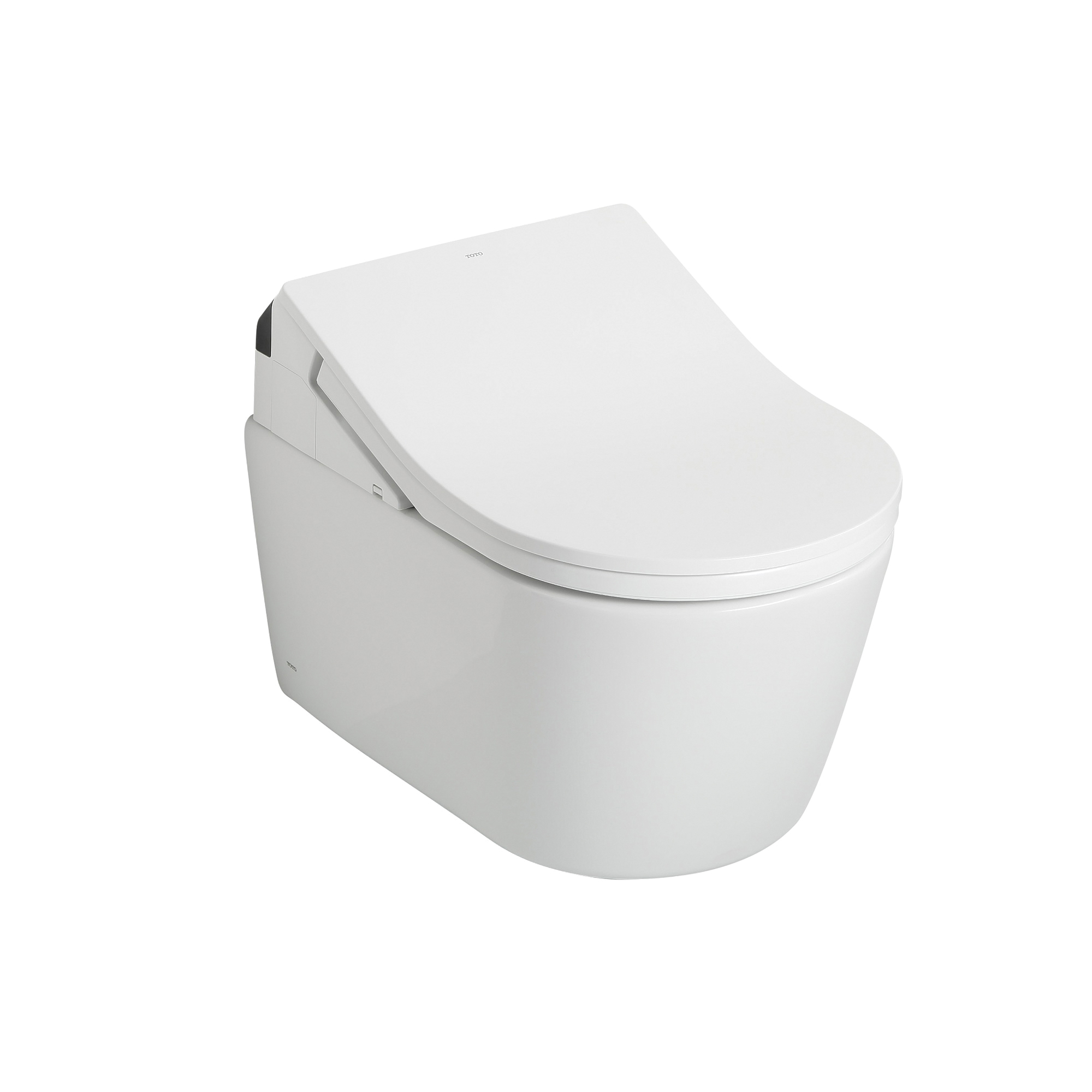 Toto® CWT4474047CMFGA#MS Skirted Design Toilet With CEFIONTECT® Ceramic Glaze, Elongated Bowl, 16-1/8 in H Rim, 0.9/1.28 gpf, Matte Silver, Import