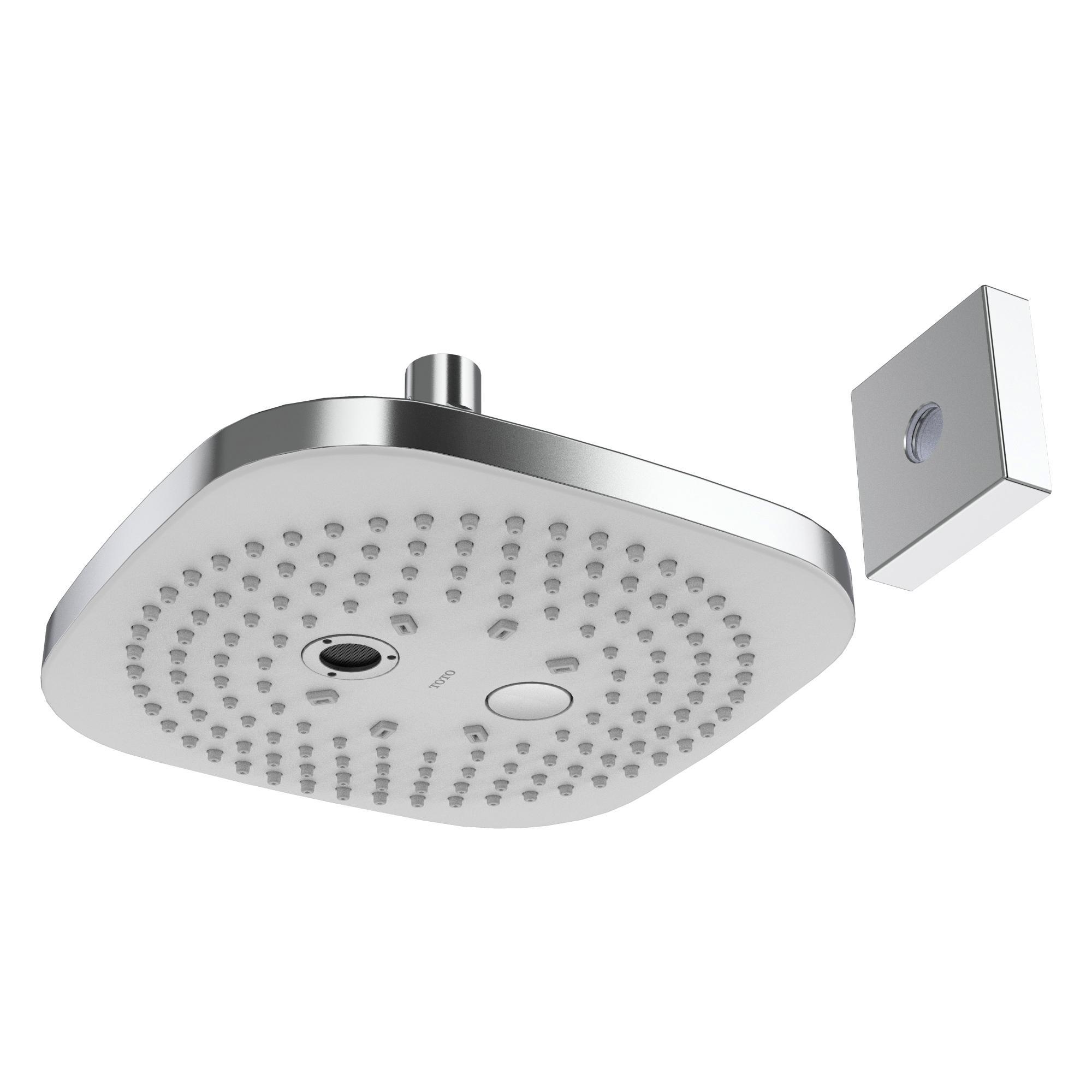 Toto® TBW02004U4#CP G Series Multi-Function Showerhead With COMFORT WAVE® and WARM SPA® Technology, 1.75 gpm Max Flow, 2 Sprays, Wall Mount, 8-1/2 in Head, Import