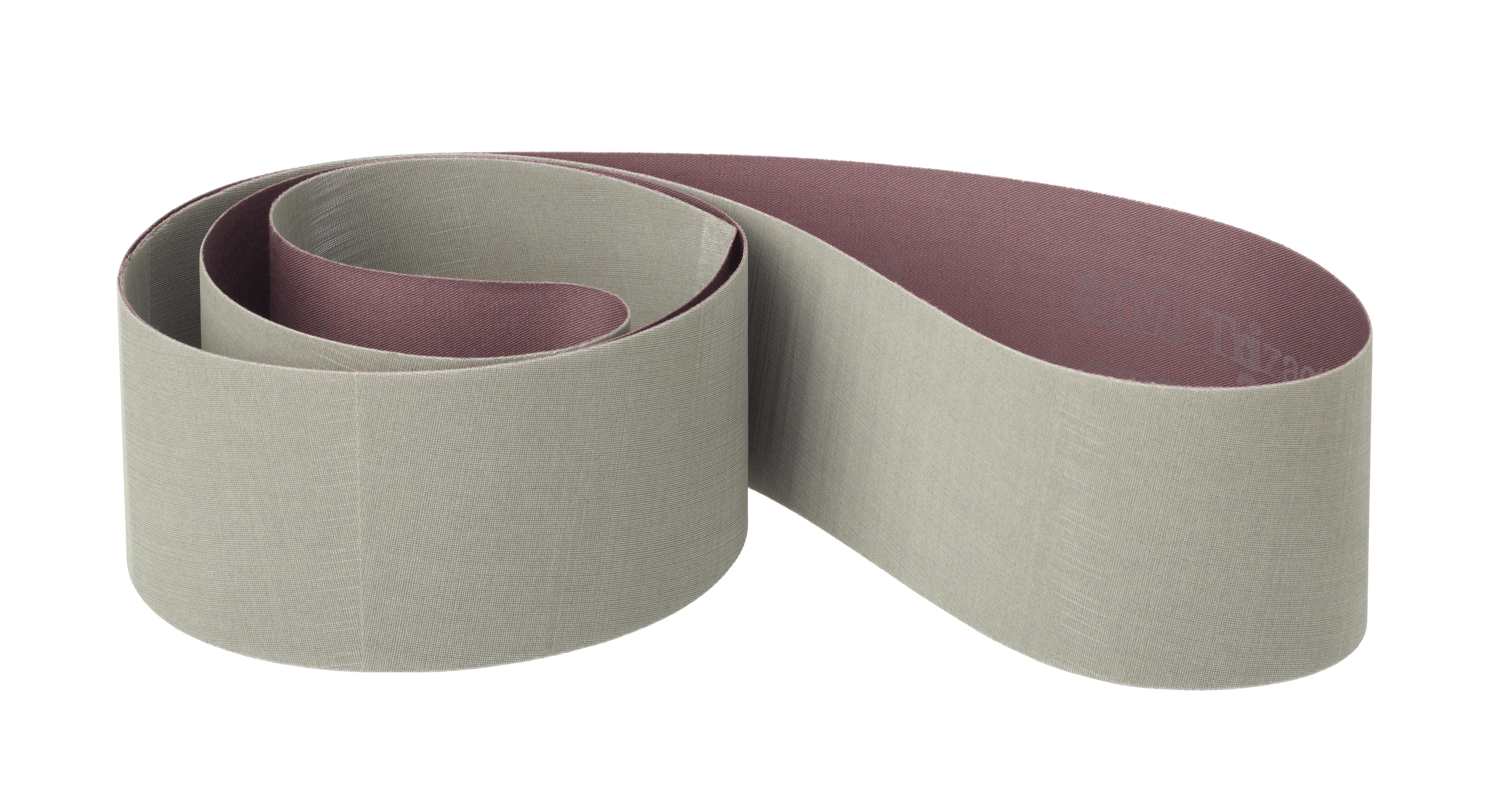 3M&trade; 7010360671 777F Fabri-Lok Splice Single-Flex Cloth Belt, 1 in W 30 in L, 80 Grit, Polyester Cloth Backing