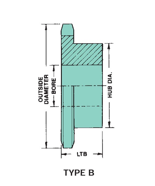 Tsubaki&reg; 100B10 UST100F101 3/4