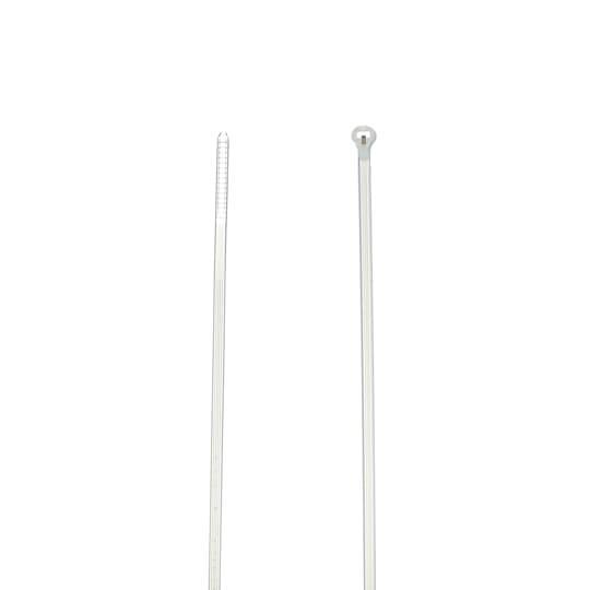 Ty-Rap&reg; TY5232M 2-Piece High Performance Standard Cable Tie, 8 in L x 0.1 in W x 0.047 in THK, Nylon/Polyamide 6.6, Natural