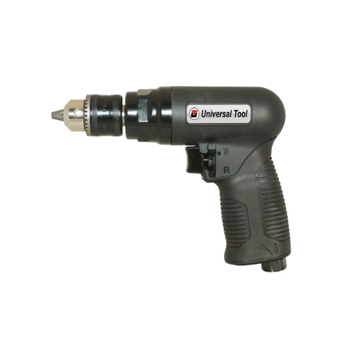 UT™ UT8896 Pneumatic Drill, 1/2 in, 0.9 hp, 4.6 cfm Air Flow, 90 psi, 9-1/2 in OAL, 18.4 cfm Short Run Air Consumption