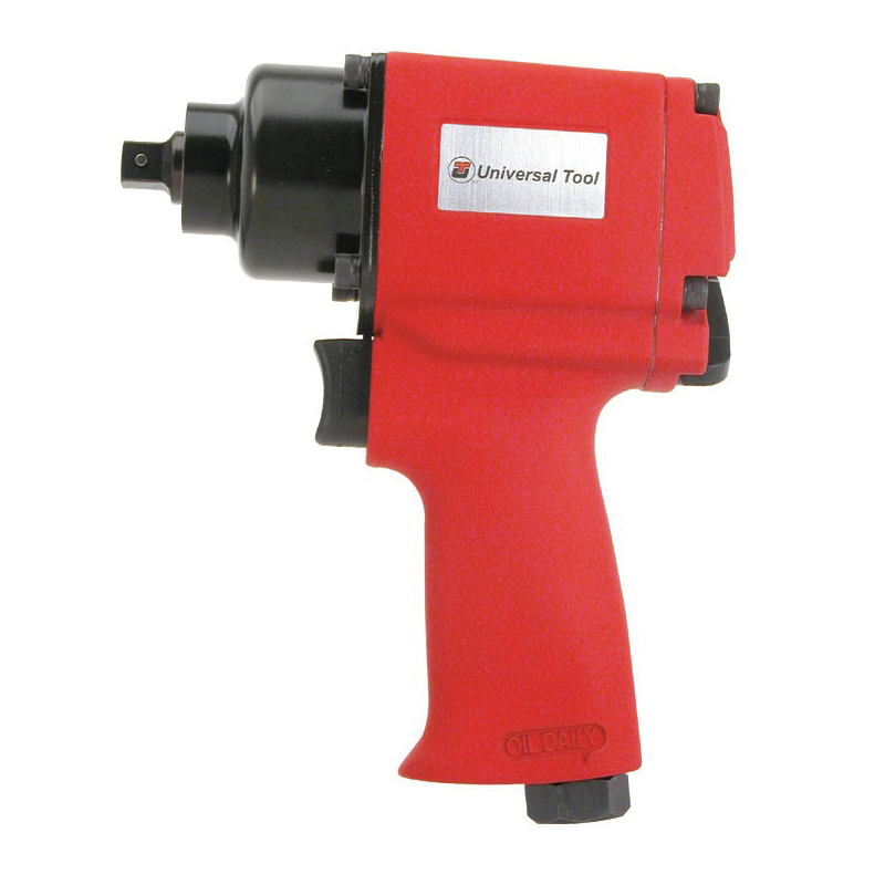 UT&trade; UT8065P High Performance Industrial Pneumatic Impact Wrench, 3/8 in Drive, 550 ft-lb Torque, 8 cfm Air Flow, 6.1 in OAL