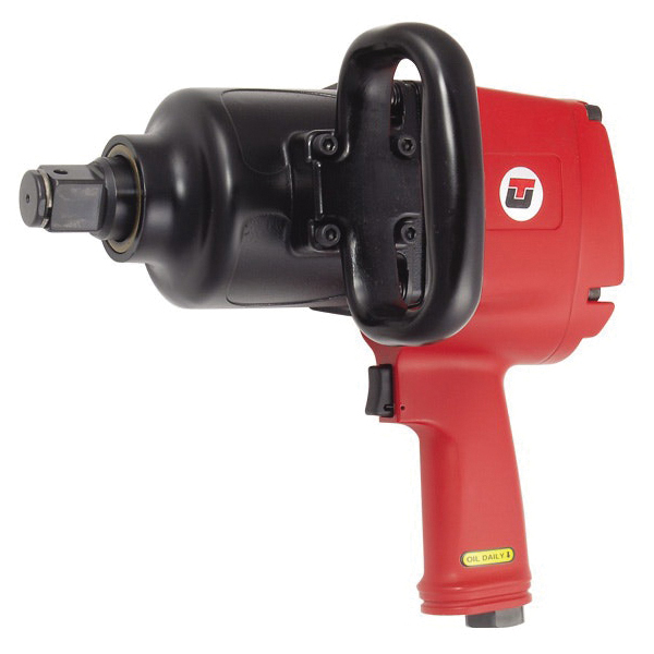 UT&trade; UT8470C Pneumatic Impact Wrench, 1 in Drive, 1900 ft-lb Torque, 11 cfm Air Flow, 11.8 in OAL, 44 cfm Short Run Air Consumption