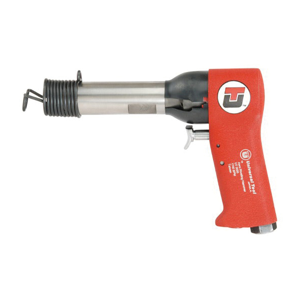 UT™ UT9925 Recoilless Pneumatic Hammer, 3/4 in Dia Bore, 3700 bpm, 2-1/2 in L Stroke, 90 psi, Beehive Retainer