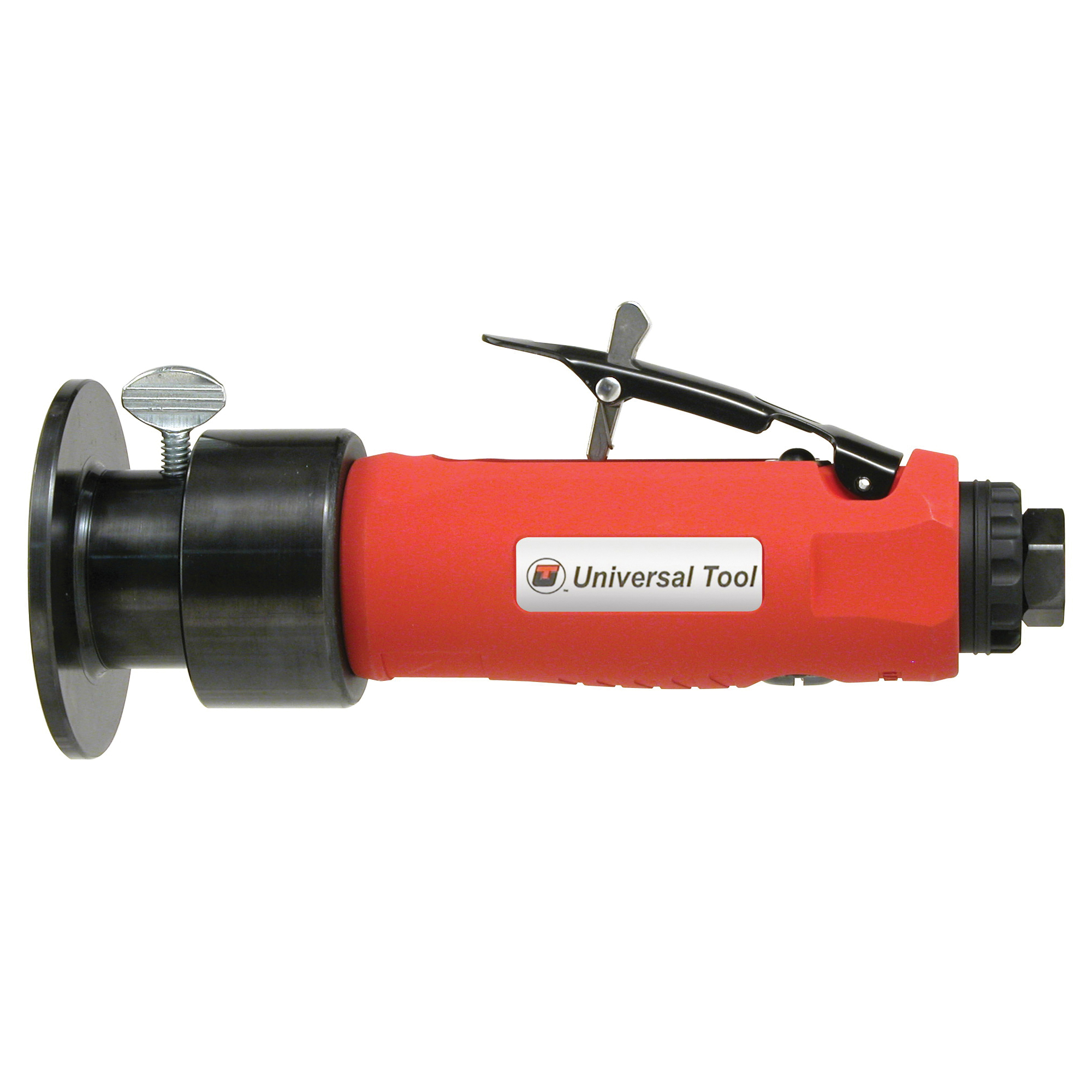 UT&trade; UT8728RT2 Template Nose Pneumatic Router, 1/4 in Chuck, 22000 rpm Speed, 5.5 cfm Air Flow, 90 psi, For Use On Plastic, Wood, Aluminum and Fiberglass