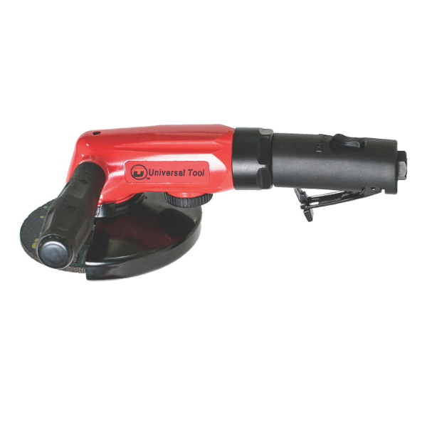 UT™ UT8784-5 Rapid Adjust Pneumatic Angle Grinder, 5 in Dia Wheel, 5/8-11 Arbor/Shank, 2.4 hp