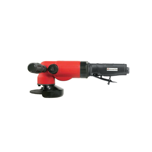 UT™ UT8775-1 Pneumatic Angle Grinder, 4 in Dia Wheel, 3/8-24 Arbor/Shank, 0.9 hp, For Wheel: Type 27