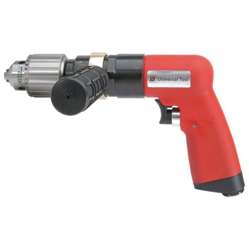 UT™ UT8892-60 Pneumatic Aircraft Drill, 1/4 in, 0.45 hp, 1.9 cfm Air Flow, 90 psi, 7.4 in OAL
