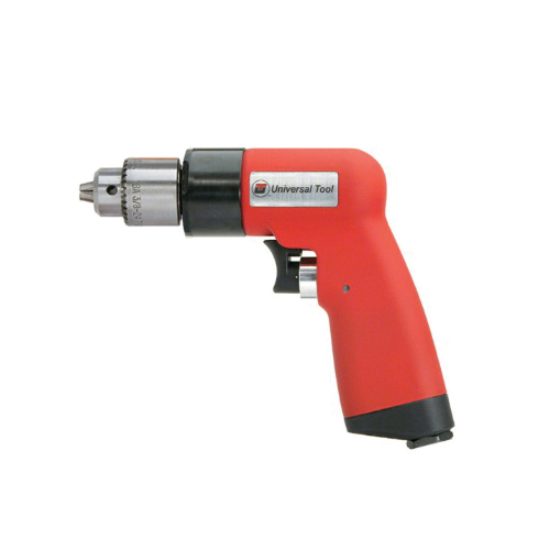 UT&trade; UT8895 Pneumatic Drill, 3/8 in, 0.9 hp, 4.6 cfm Air Flow, 90 psi, 7-3/4 in OAL, 18.4 cfm Short Run Air Consumption