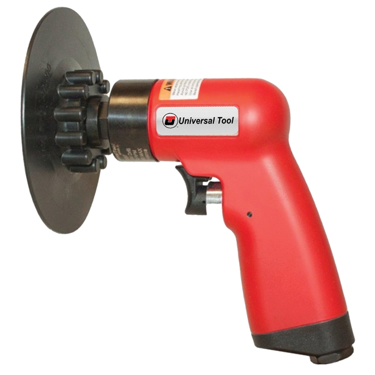 UT™ UT8756-1 Angled Heavy Duty Pneumatic Disc Sander, 7 in Pad, 1 hp, 7 cfm Air Flow, 90 psi