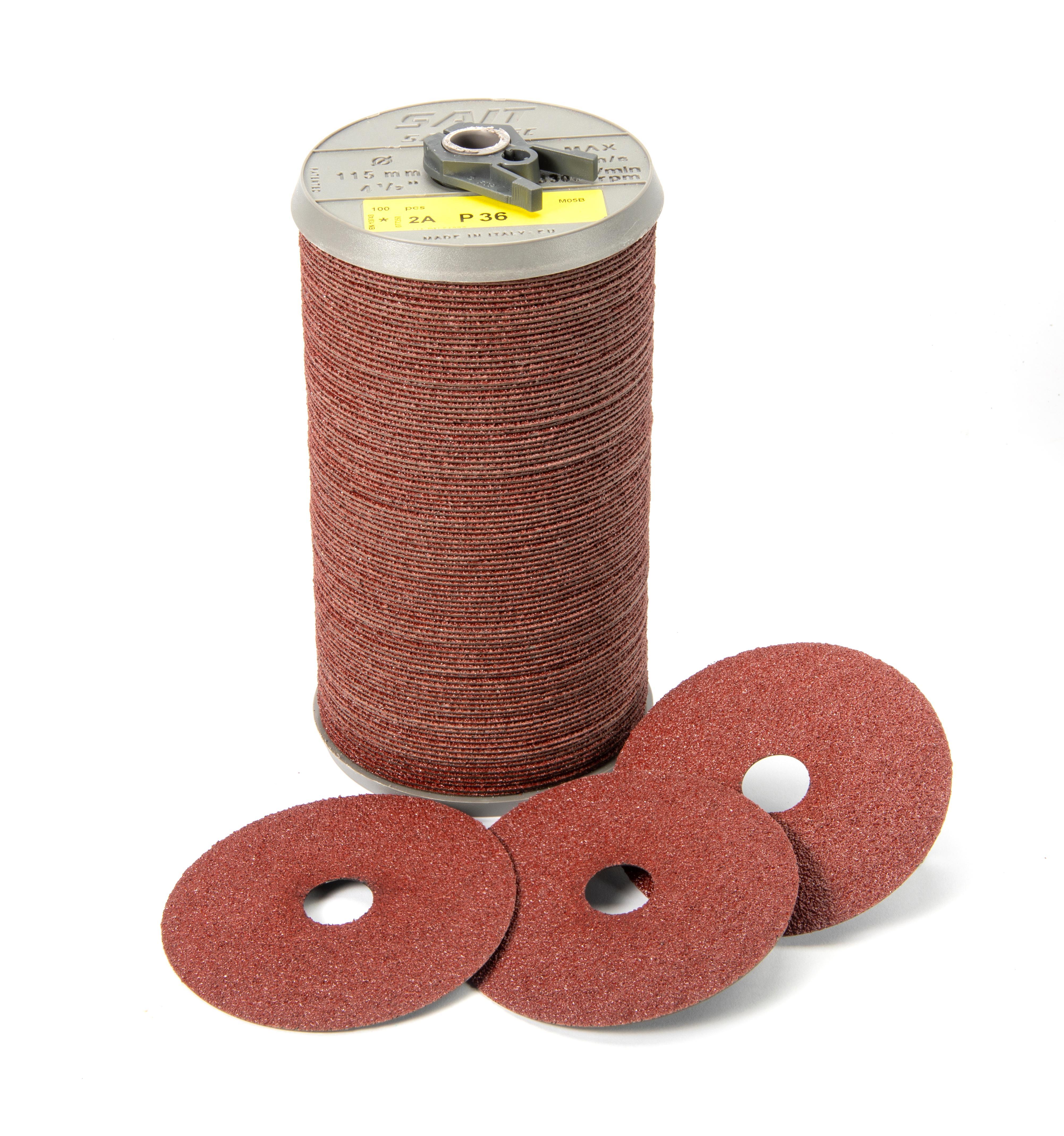 United Abrasives-SAIT 22021 General Purpose Depressed Center Wheel, 4-1/2 in Dia x 0.045 in THK, 7/8 in Center Hole, 60 Grit, Aluminum Oxide Abrasive