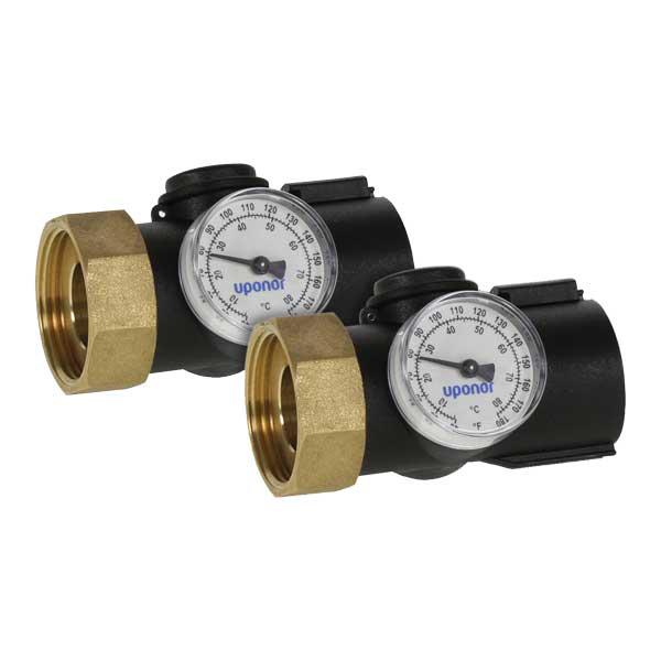 Hydronic Manifold Thermometer Unions