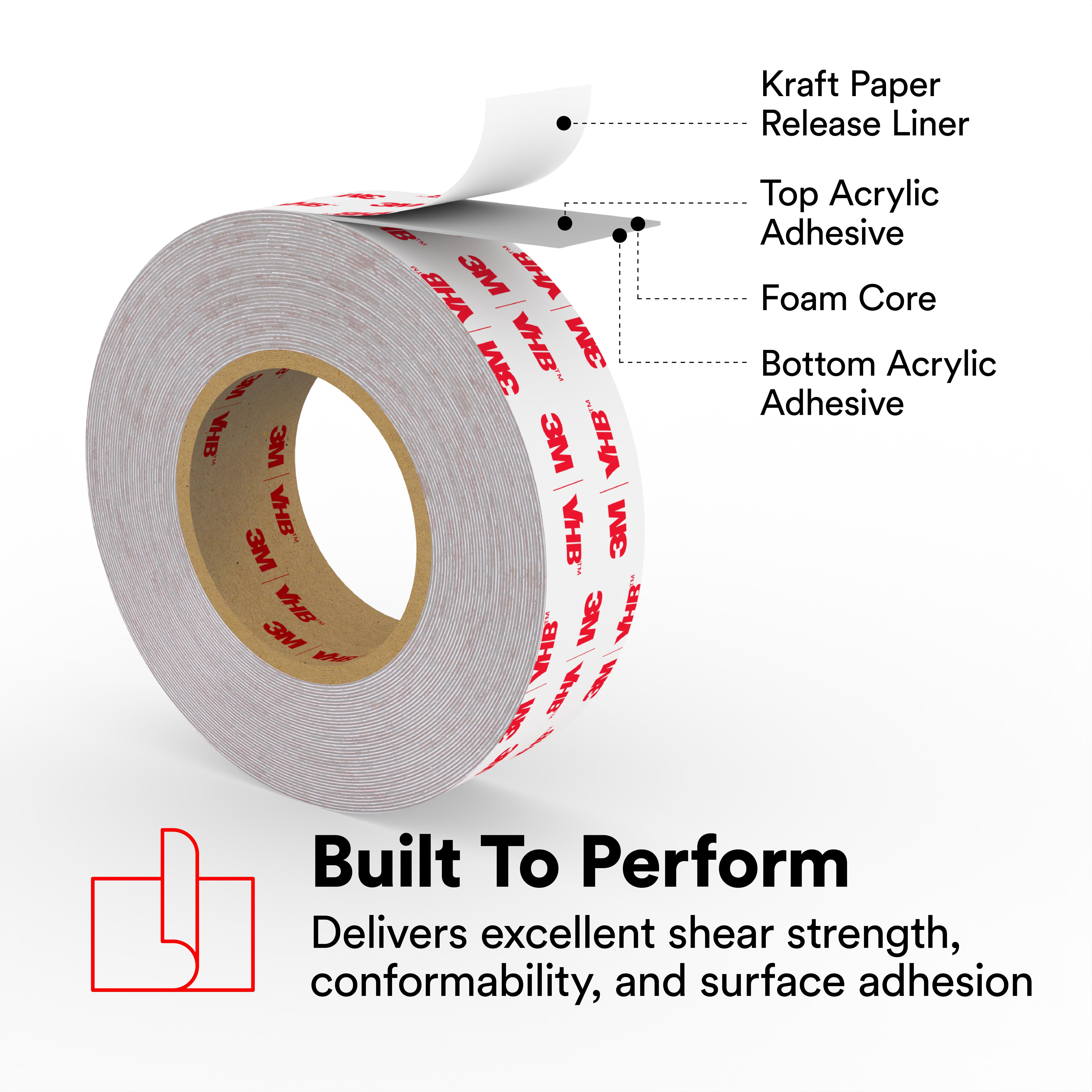 VHB&trade; 7000123502 MMM 4941-1/2X36