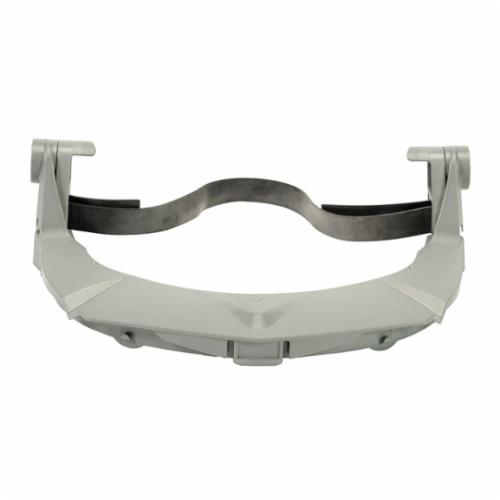 MSA V-Gard® 10121266 Slotted Standard Grade Faceshield Frame, For Use With MSA® Slotted Cap Style, Plastic, Black, ANSI/ISEA Z87.1-2010