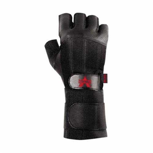 Valeo® VI4875LG V435/VI4875 Anti-Vibration Gloves, L, AV Gel/Leather/Spandex®, Elastic/Knit Wrist Cuff